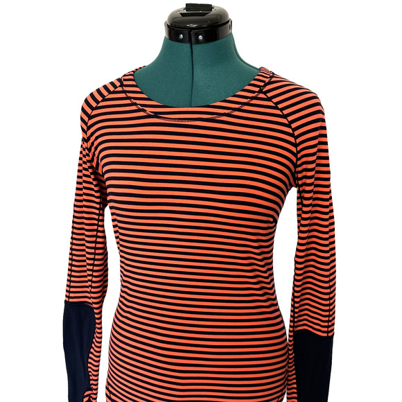 Lululemon Women First Base LS *Reflective Size 6 Long Sleeve Inkwell Light Flare - Picture 2 of 7